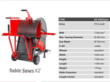 Load image into Gallery viewer, KRPAN Table Saw